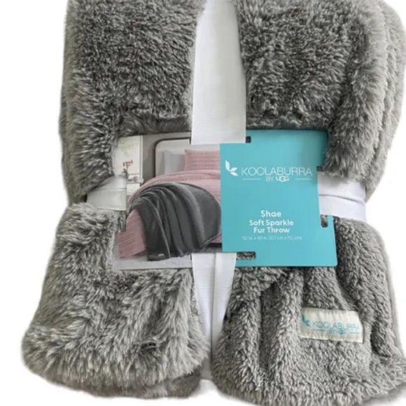 Koolaburra Bedding Koolaburra By Ugg Grey Sparkle Throw New Shae